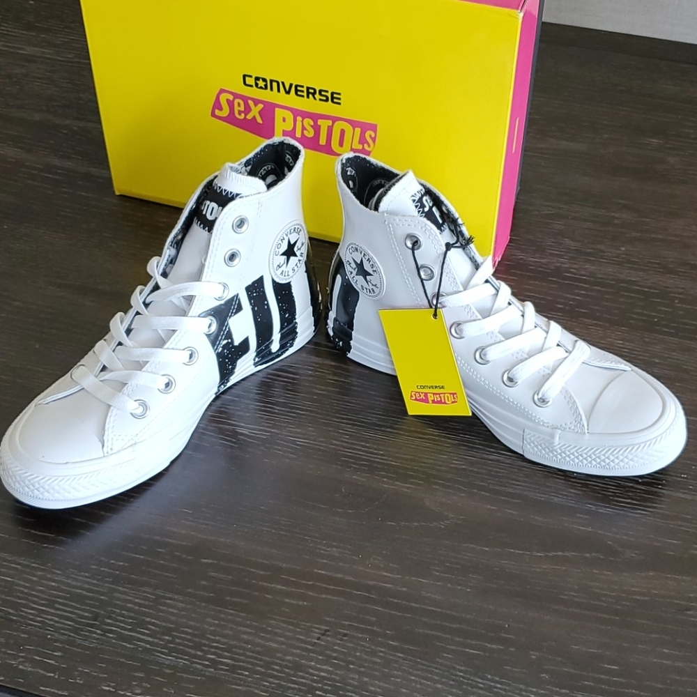 *NEW* CONVERSE Sex Pistols Hi Top Sneakers